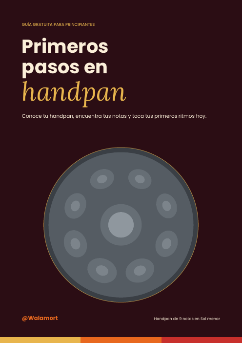 Portada de la guía Primeros pasos en handpan